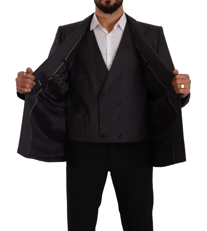 Dolce & Gabbana Gray Double Breasted 2 Piece SICILIA Blazer #men, Blazers - Men - Clothing, Dolce & Gabbana, feed-1, Gray, IT56 | XL at SEYMAYKA