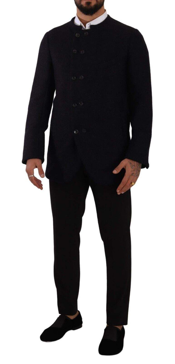 Dolce & Gabbana Gray Alpaca Button Down  Coat Jacket #men, Dolce & Gabbana, feed-1, Gray, IT48 | M, Jackets - Men - Clothing at SEYMAYKA