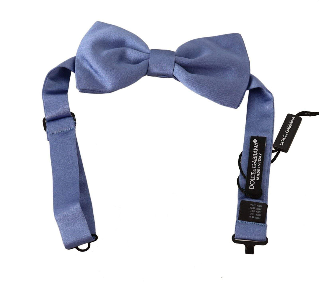 Dolce & Gabbana Purple 100% Silk Adjustable Neck Papillon Bow Tie #men, Dolce & Gabbana, feed-1, Purple, Ties & Bowties - Men - Accessories at SEYMAYKA