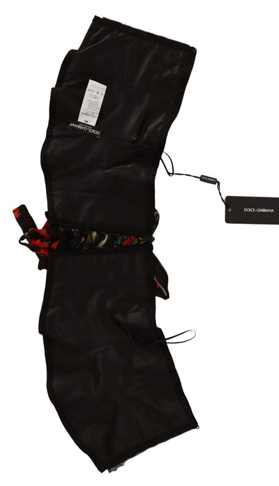 Dolce & Gabbana Black Corset Belt Stretch Waist Strap Silk Top Black, Dolce & Gabbana, feed-1, IT46|XL, Tops & T-Shirts - Women - Clothing at SEYMAYKA