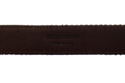Dolce & Gabbana Brown Leather Logo Cintura Gürtel Belt #men, 95 cm / 38 Inches, Accessories - New Arrivals, Belts - Men - Accessories, Brown, Dolce & Gabbana, feed-agegroup-adult, feed-color-brown, feed-gender-male at SEYMAYKA