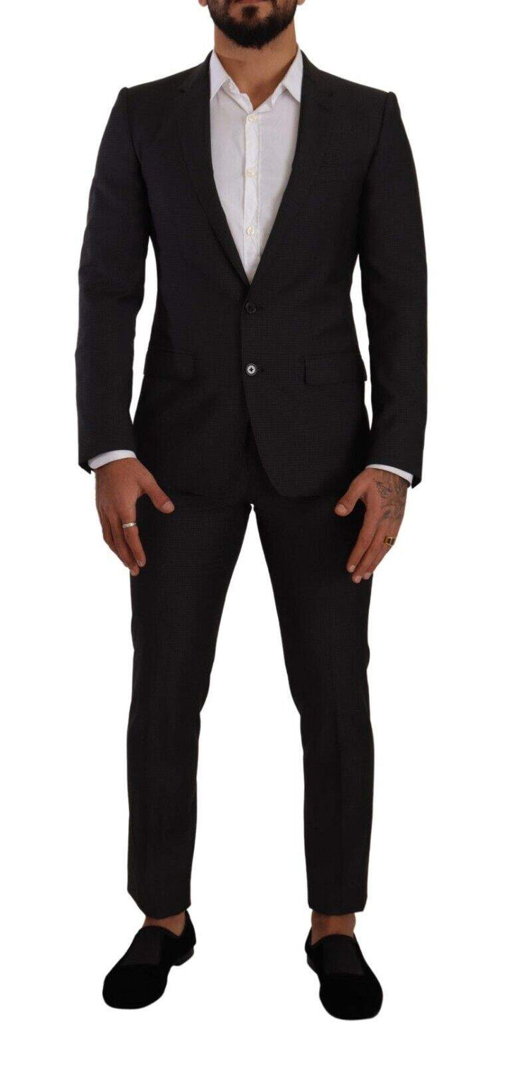 Dolce & Gabbana Black MARTINI Single Breasted 2 Piece Suit #men, Black, Dolce & Gabbana, feed-1, IT46 | S, IT56 | XXL, Suits - Men - Clothing at SEYMAYKA