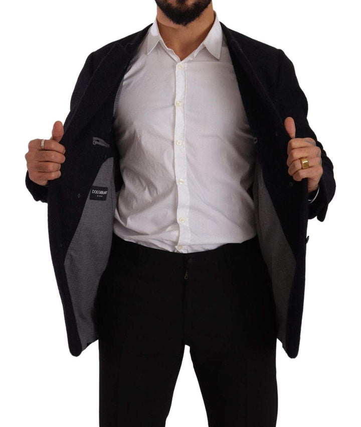 Dolce & Gabbana Gray Alpaca Button Down  Coat Jacket #men, Dolce & Gabbana, feed-1, Gray, IT48 | M, Jackets - Men - Clothing at SEYMAYKA