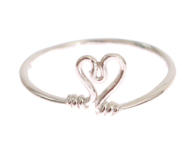 Nialaya Silver Authentic Womens Love Heart Ring 5, EU59 | US9, feed-agegroup-adult, feed-color-Silver, feed-gender-female, Nialaya, Rings - Women - Jewelry, Silver at SEYMAYKA