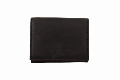 Dolce & Gabbana Black Leather Trifold Purse Belt Strap Multi Kit Wallet #men, Black, Dolce & Gabbana, feed-1, Wallets - Men - Bags at SEYMAYKA
