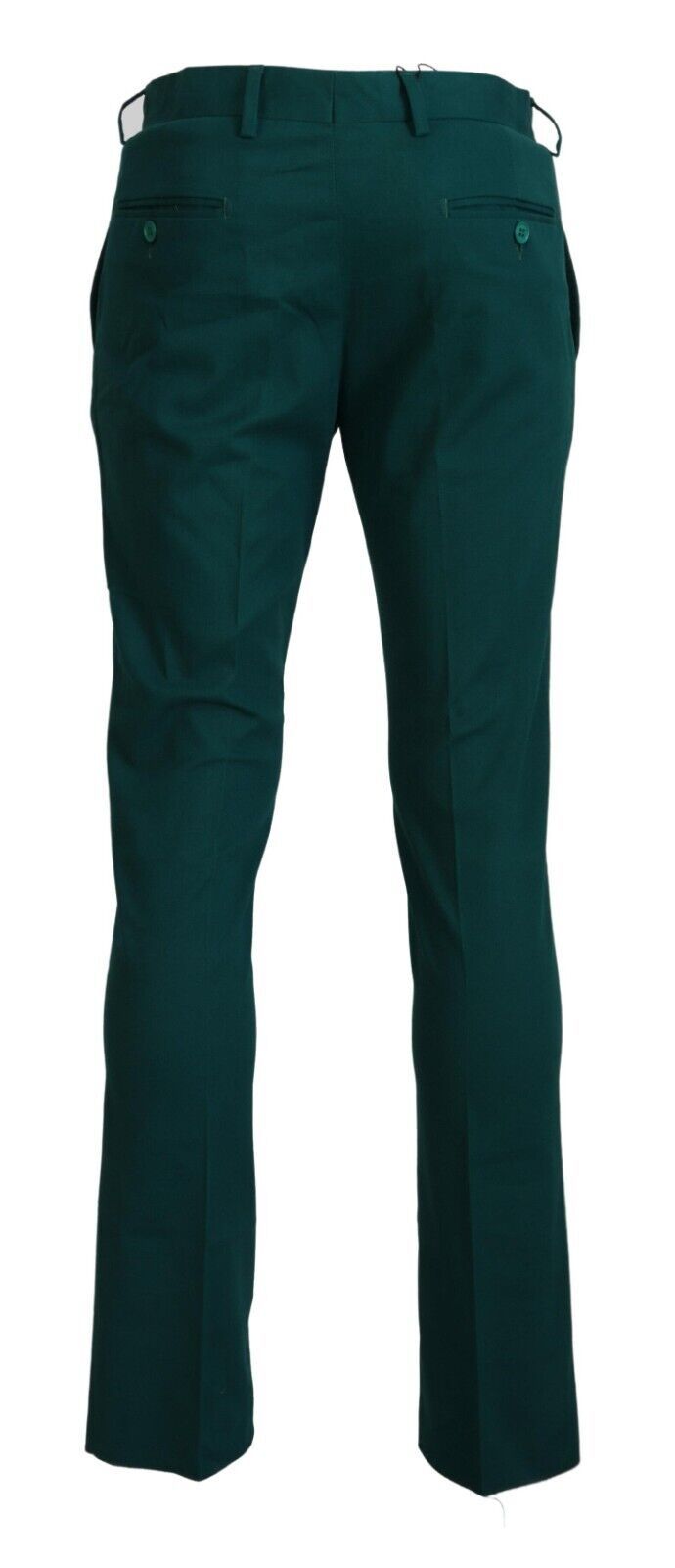 BENCIVENGA Green Straight Fit  Formal Trousers Pants