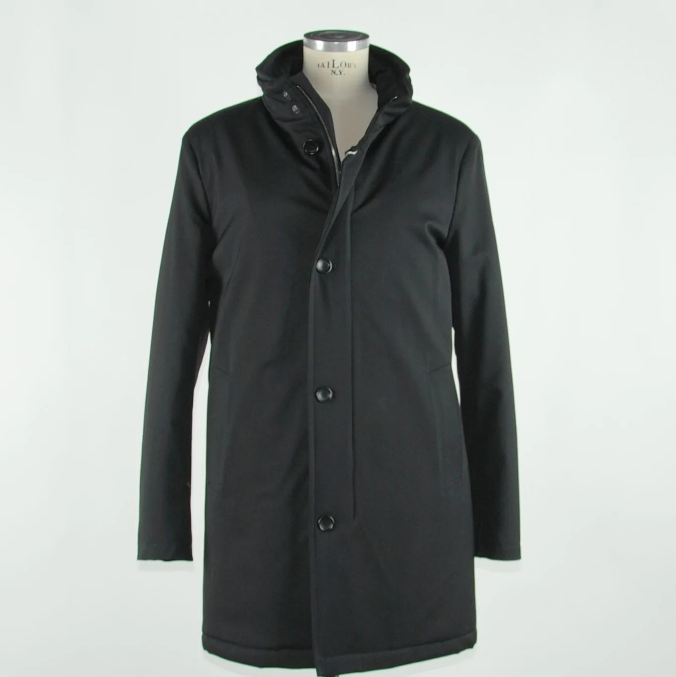 Made in Italy Black Virgin Wool Jacket #men, Black, feed-1, IT48 | M, Jackets - Men - Clothing, Made in Italy at SEYMAYKA