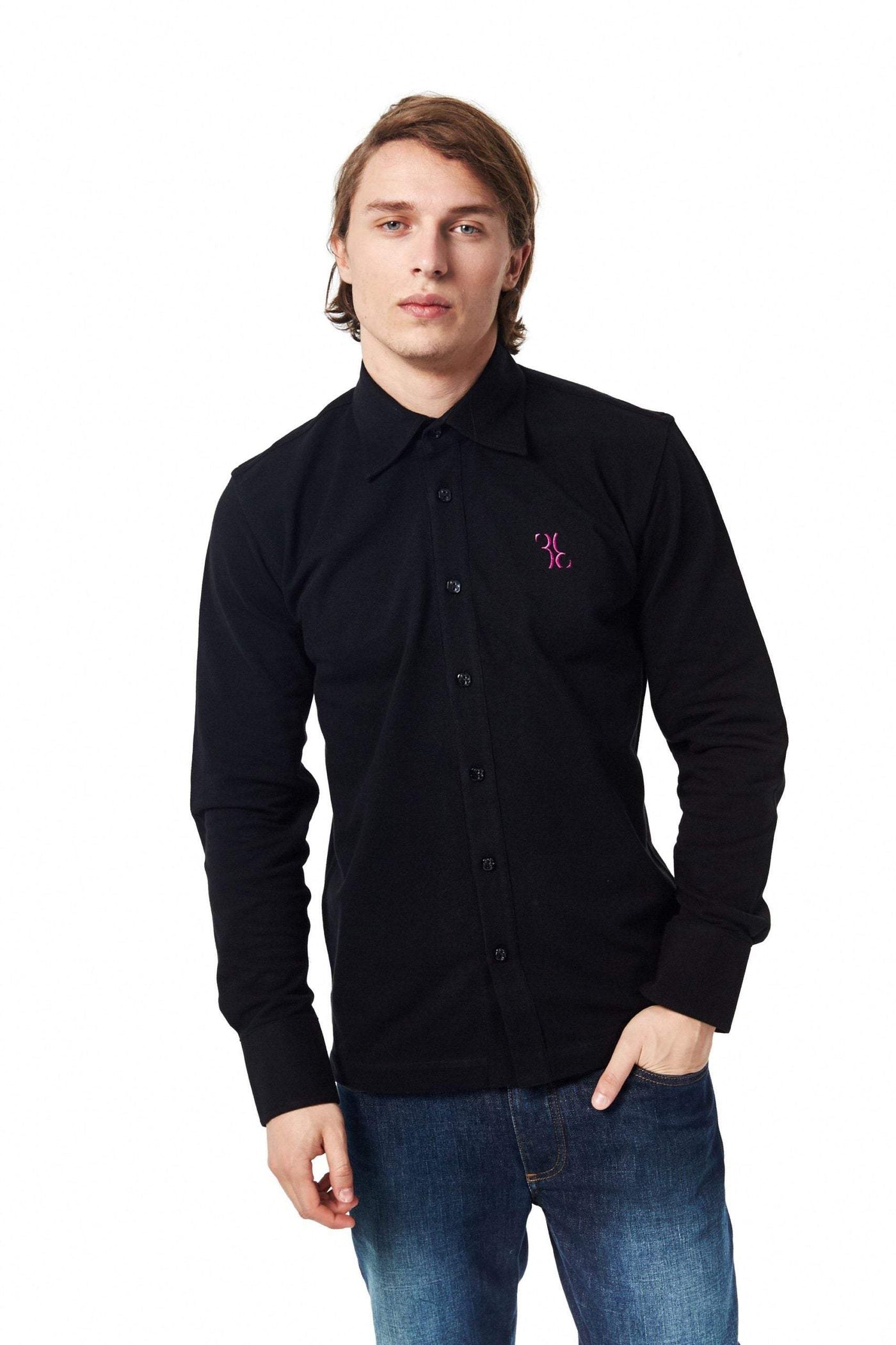 Billionaire Italian Couture regular fit  Shirt #men, Billionaire Italian Couture, Black, feed-agegroup-adult, feed-color-Black, feed-gender-male, S, Shirts - Men - Clothing at SEYMAYKA