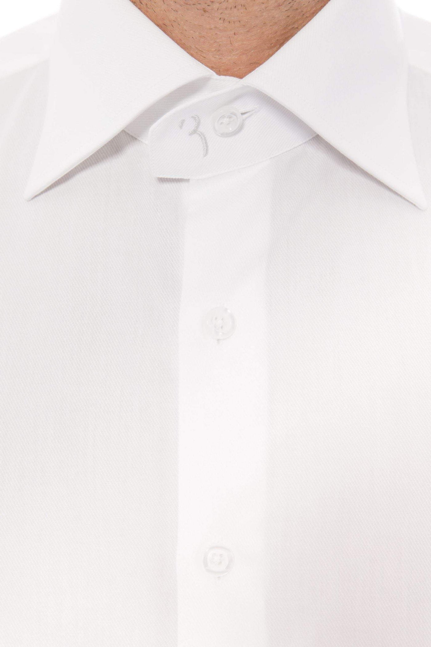 Billionaire Italian Couture White Cotton Shirt #men, Billionaire Italian Couture, feed-1, IT41 | L, IT42 | XL, IT43 | 2XL, IT44 | 3XL, IT45 | 4XL, Shirts - Men - Clothing, White at SEYMAYKA