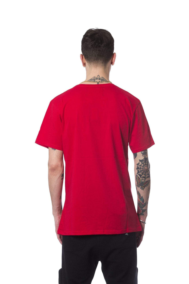 Nicolo Tonetto round neck printed  T-shirt #men, feed-agegroup-adult, feed-color-red, feed-gender-male, L, M, Nicolo Tonetto, Red, T-shirts - Men - Clothing at SEYMAYKA