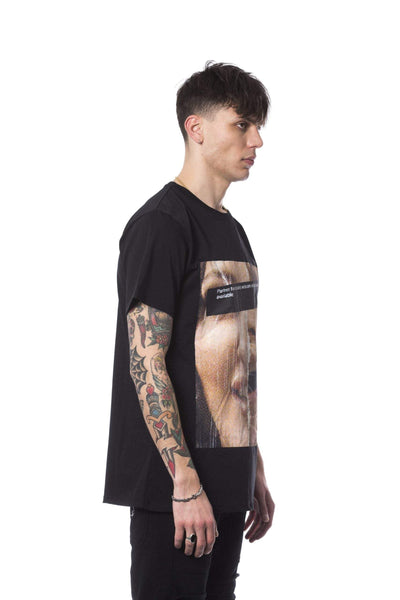 Nicolo Tonetto round neck printed T-shirt #men, Black, feed-color-Black, feed-gender-adult, feed-gender-male, M, Nicolo Tonetto, S, T-shirts - Men - Clothing at SEYMAYKA
