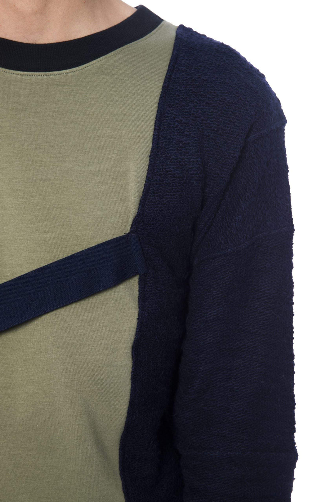 Nicolo Tonetto round neck   Sweater #men, Army, feed-agegroup-adult, feed-color-Army, feed-gender-male, L, Nicolo Tonetto, Sweaters - Men - Clothing at SEYMAYKA