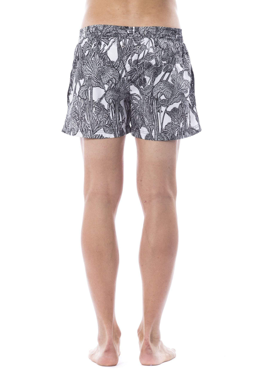 Roberto Cavalli Sport Black/White Swimwear #men, Black/White, feed-1, IT48 | M, IT50 | L, IT52 | L, IT54 | XL, IT58 | 3XL, Roberto Cavalli Sport, Swimwear - Men - Clothing at SEYMAYKA