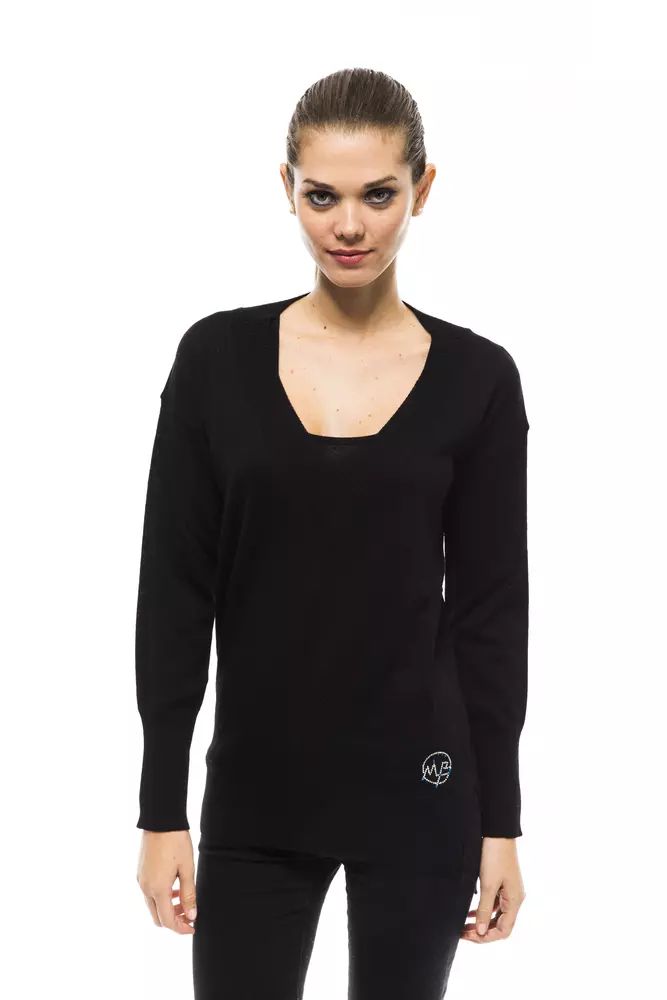 Montana Blu Black Wool Sweater