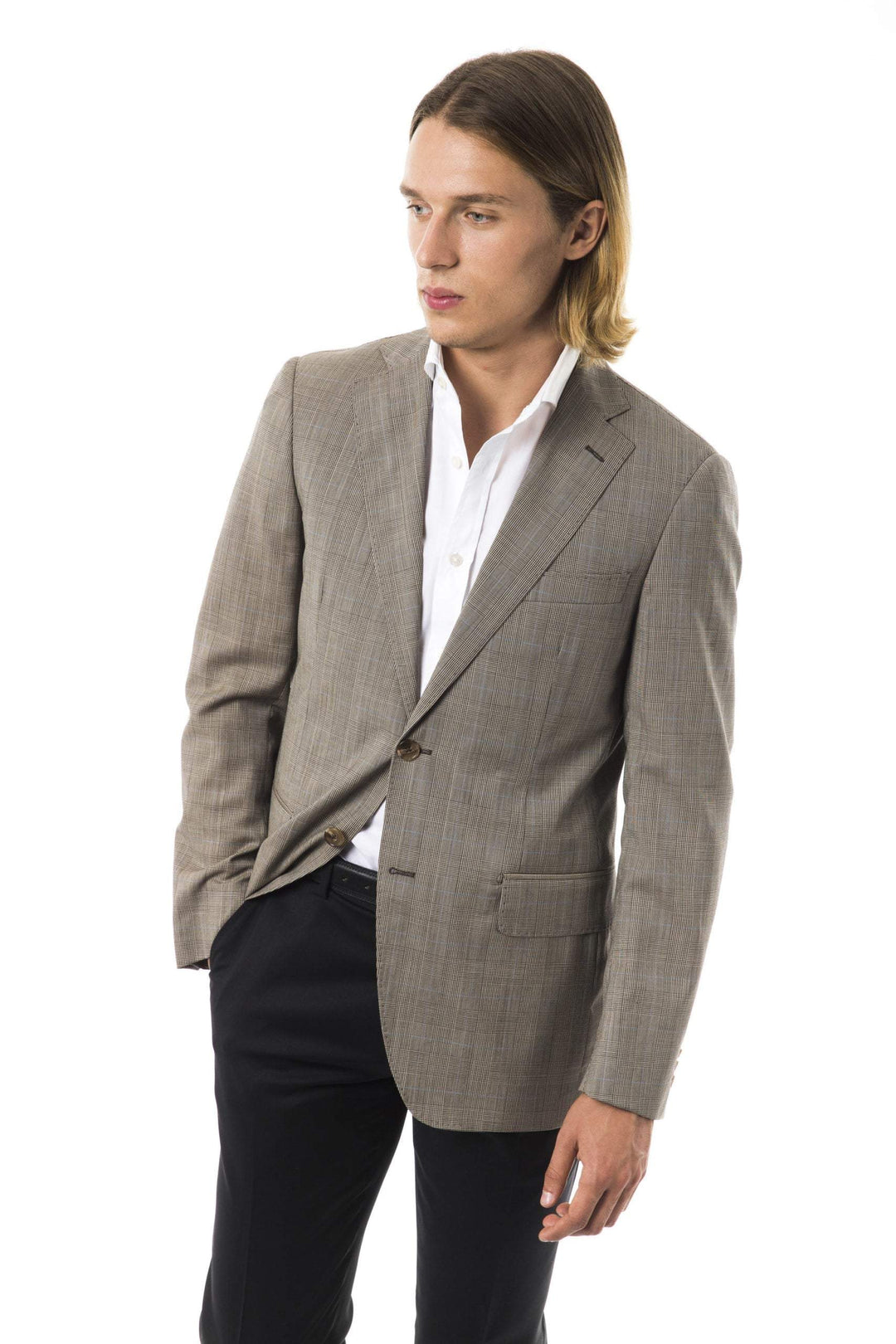 Uominitaliani front flap pocket  Blazer #men, Blazers - Men - Clothing, feed-color-Gray, feed-gender-adult, feed-gender-male, Gray, IT50 | L, IT52 | L, IT56 | XXL, Uominitaliani at SEYMAYKA
