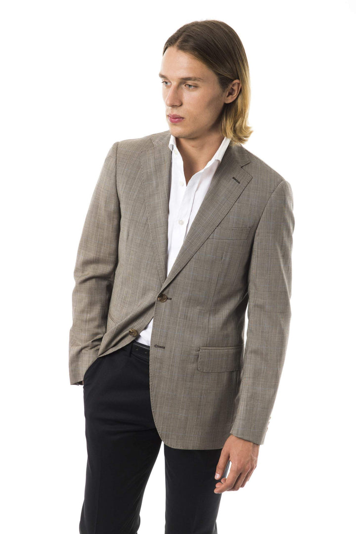 Uominitaliani front flap pocket  Blazer #men, Blazers - Men - Clothing, feed-color-Gray, feed-gender-adult, feed-gender-male, Gray, IT50 | L, IT52 | L, IT56 | XXL, Uominitaliani at SEYMAYKA
