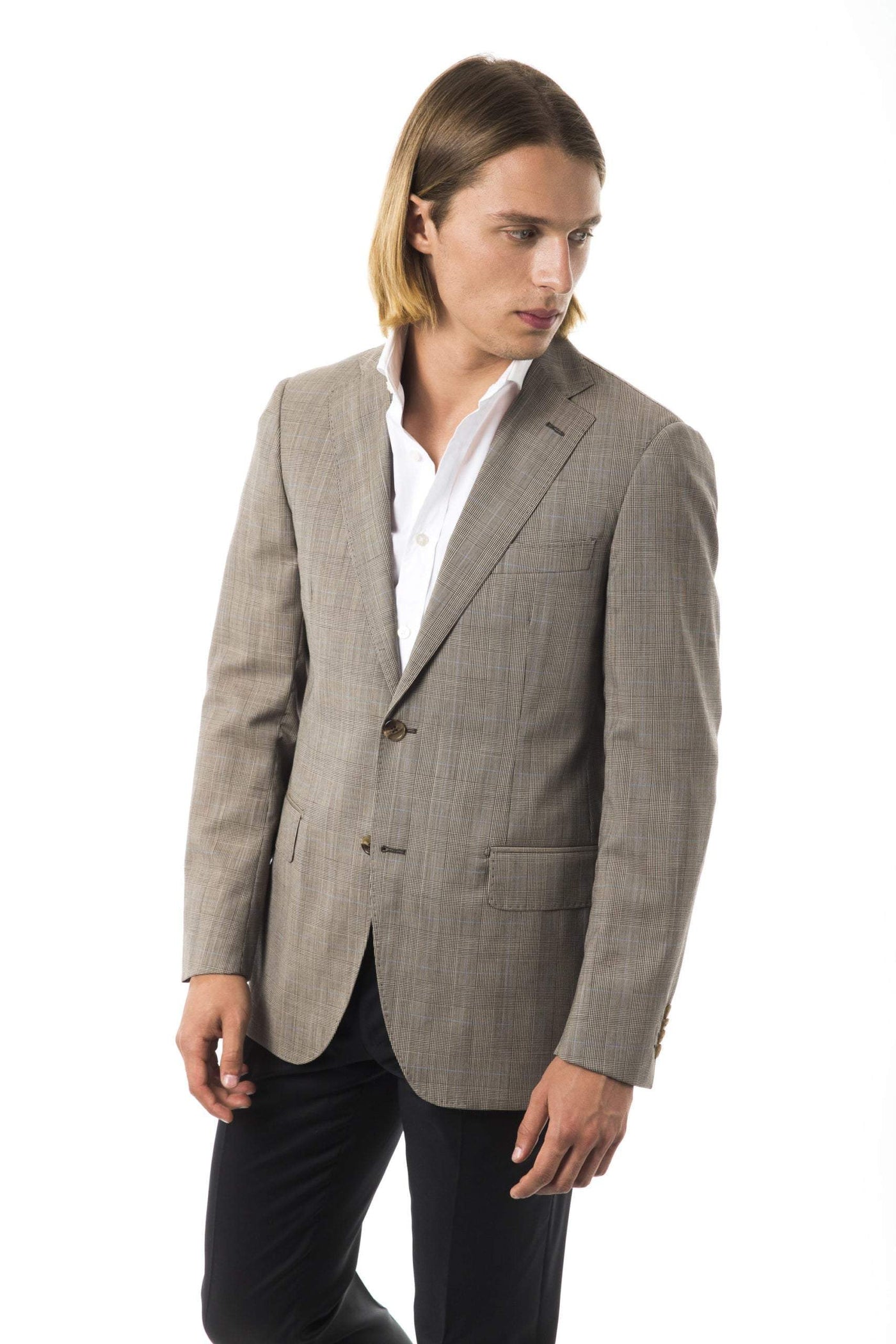 Uominitaliani front flap pocket  Blazer #men, Blazers - Men - Clothing, feed-color-Gray, feed-gender-adult, feed-gender-male, Gray, IT50 | L, IT52 | L, IT56 | XXL, Uominitaliani at SEYMAYKA
