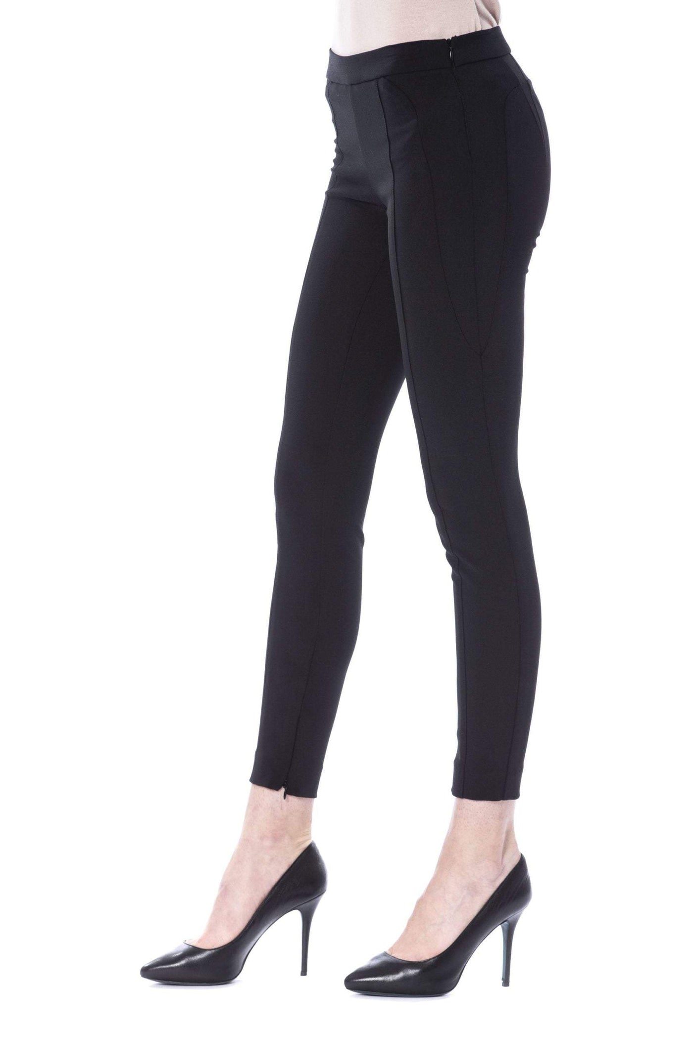 BYBLOS skinny zipped closure  Jeans & Pant #women, Black, BYBLOS, feed-agegroup-adult, feed-color-Black, feed-gender-female, IT40 | XS, Jeans & Pants - Women - Clothing at SEYMAYKA