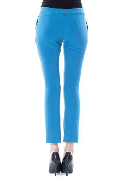 BYBLOS skinny zipped closure  Jeans & Pant #women, BYBLOS, feed-agegroup-adult, feed-color-Blue, feed-gender-female, IT40 | XS, Jeans & Pants - Women - Clothing, Light Blue at SEYMAYKA