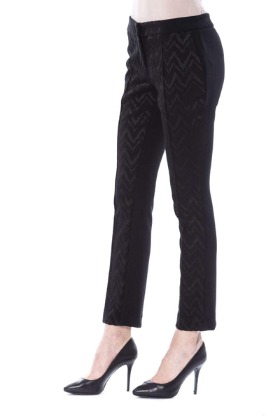 BYBLOS slim fit  & Pant #women, Black, BYBLOS, feed-agegroup-adult, feed-color-Black, feed-gender-female, IT40 | XS, Jeans & Pants - Women - Clothing at SEYMAYKA