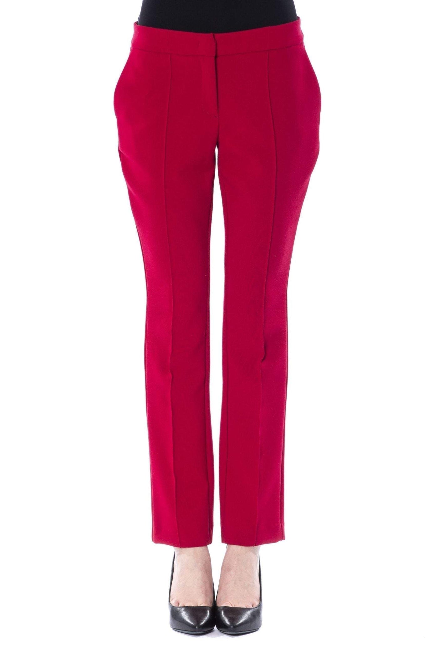 BYBLOS hook closure Jeans & Pant #women, BYBLOS, feed-agegroup-adult, feed-color-Fuchsia, feed-gender-female, Fuchsia, IT42 | S, IT44 | M, IT46 | L, Jeans & Pants - Women - Clothing at SEYMAYKA