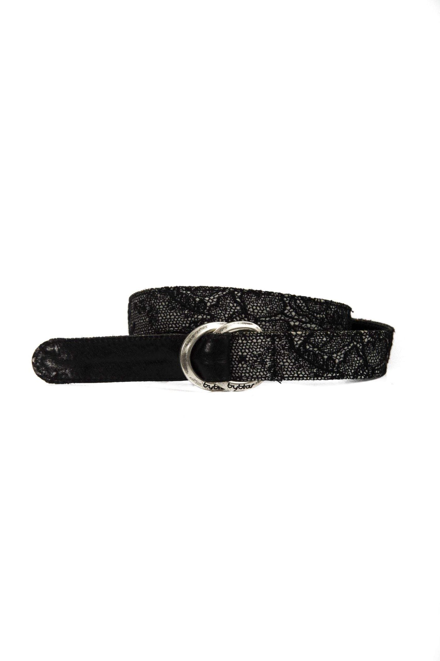 BYBLOS Black Wool Belt Belts - Women - Accessories, Black, BYBLOS, feed-1 at SEYMAYKA