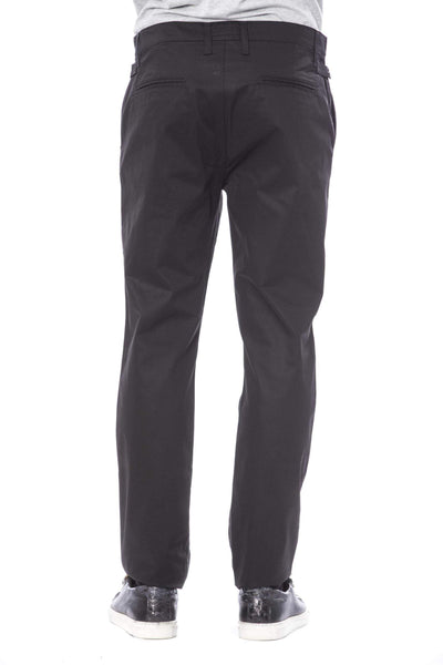 Verri Black Cotton Jeans & Pant #men, Black, feed-1, Jeans & Pants - Men - Clothing, Verri, W31, W32, W33, W40 at SEYMAYKA