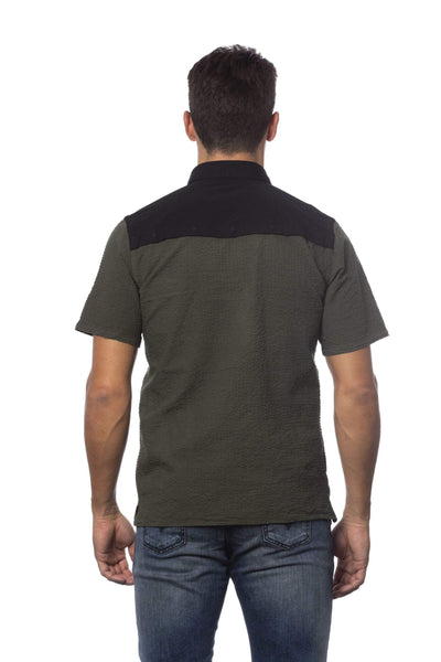 Verri Army Cotton Shirt #men, Army, feed-1, IT40 | M, IT41 | L, Shirts - Men - Clothing, Verri at SEYMAYKA