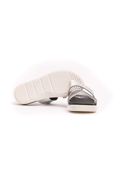 Silver Polyurethane Sandal EU36/US5.5, EU37/US6.5, EU38/US7.5, EU39/US6, EU40/US7, EU41/US8, feed-1, Péché Originel, Sandals - Women - Shoes, Silver at SEYMAYKA