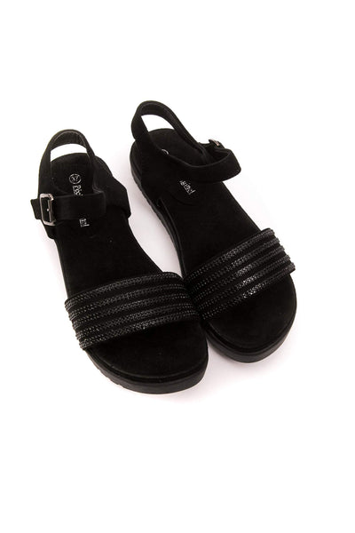 Péché Originel Black Sandal Black, EU35/US4.5, EU36/US5.5, EU37/US6.5, EU38/US7.5, EU39/US6, EU40/US7, EU41/US8, feed-1, Péché Originel, Sandals - Women - Shoes at SEYMAYKA