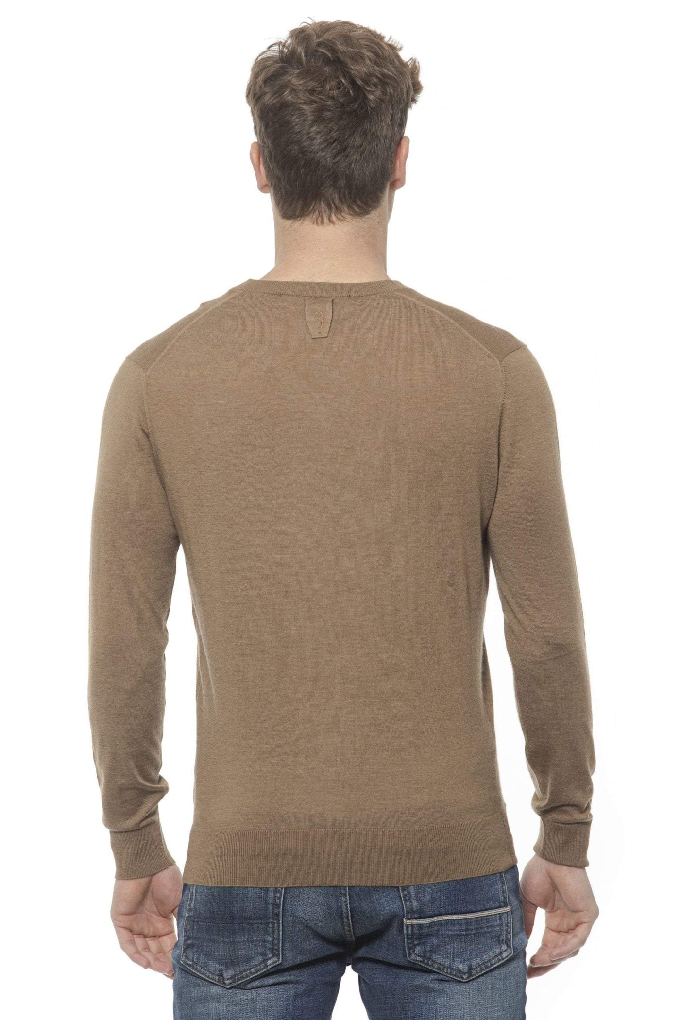 Billionaire Italian Couture v-neck emboidered  Sweater #men, Beige, Billionaire Italian Couture, feed-agegroup-adult, feed-color-Beige, feed-gender-male, Sweaters - Men - Clothing, XL at SEYMAYKA
