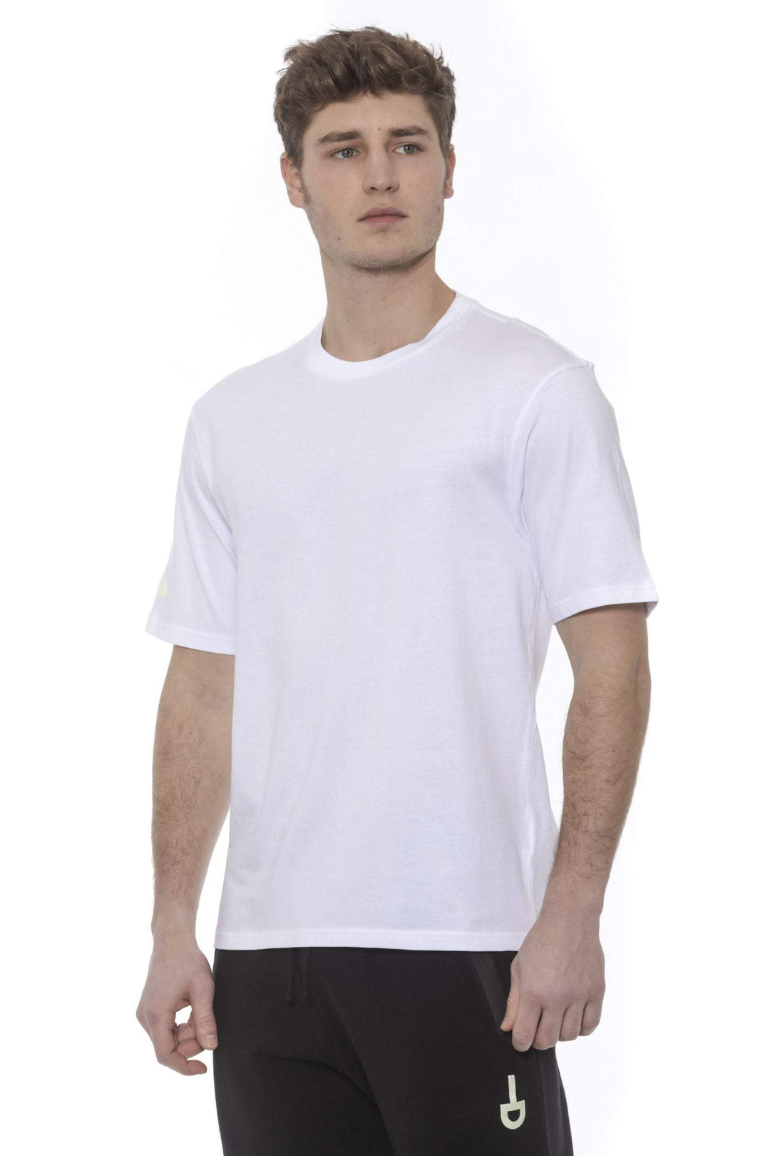Tond White Cotton T-Shirt #men, feed-1, L, M, S, T-Shirts - Men - Clothing, Tond, White, XL at SEYMAYKA