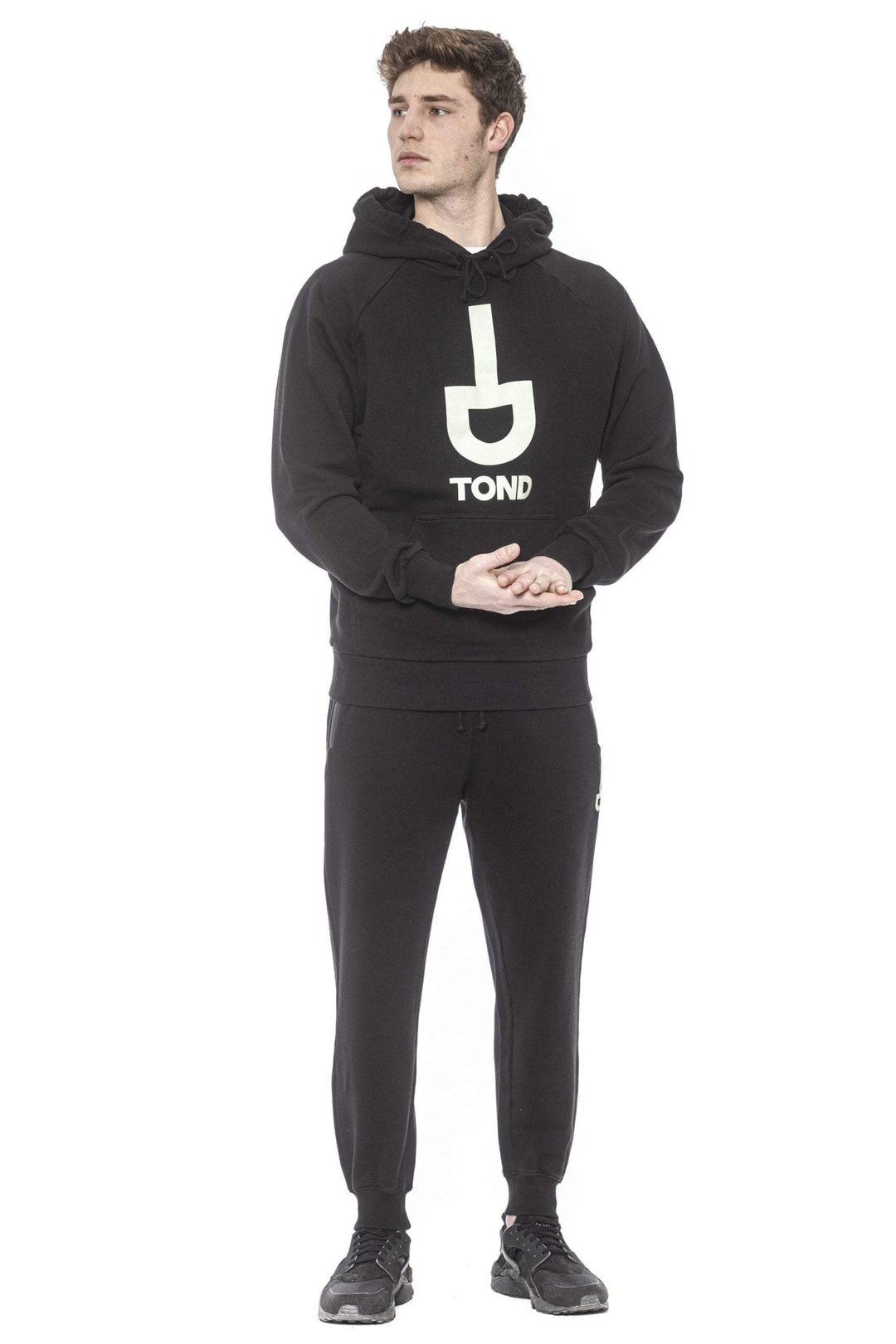 Tond Black Cotton Sweater #men, Black, feed-1, L, M, S, Sweaters - Men - Clothing, Tond at SEYMAYKA