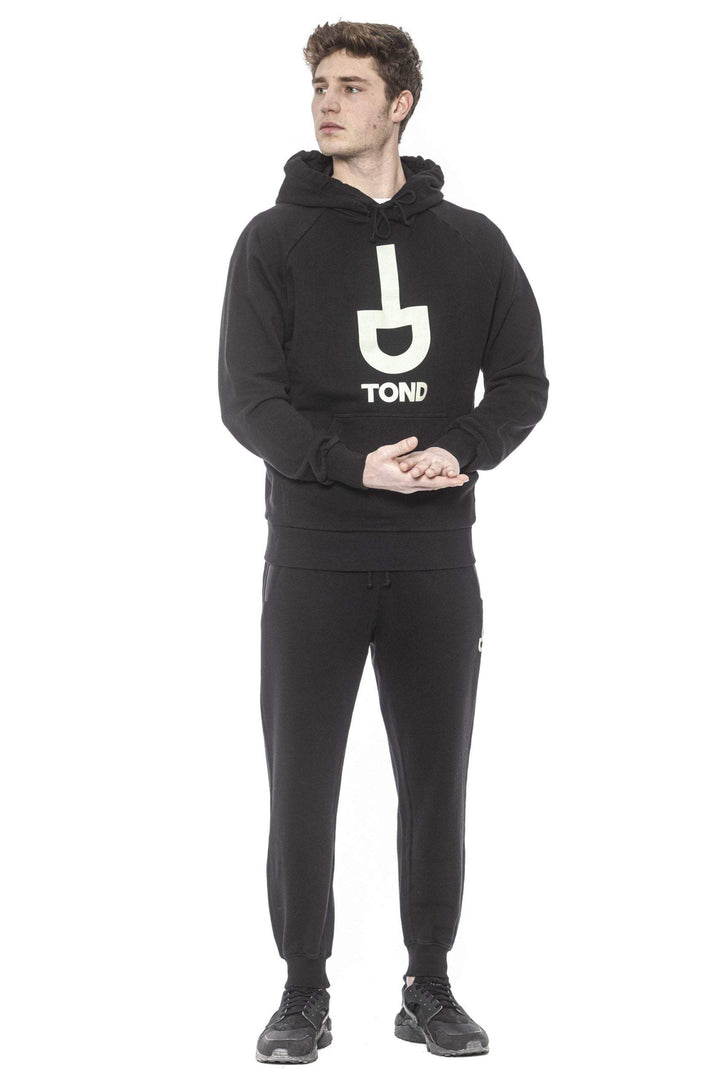Tond Black Cotton Sweater #men, Black, feed-1, L, M, S, Sweaters - Men - Clothing, Tond at SEYMAYKA