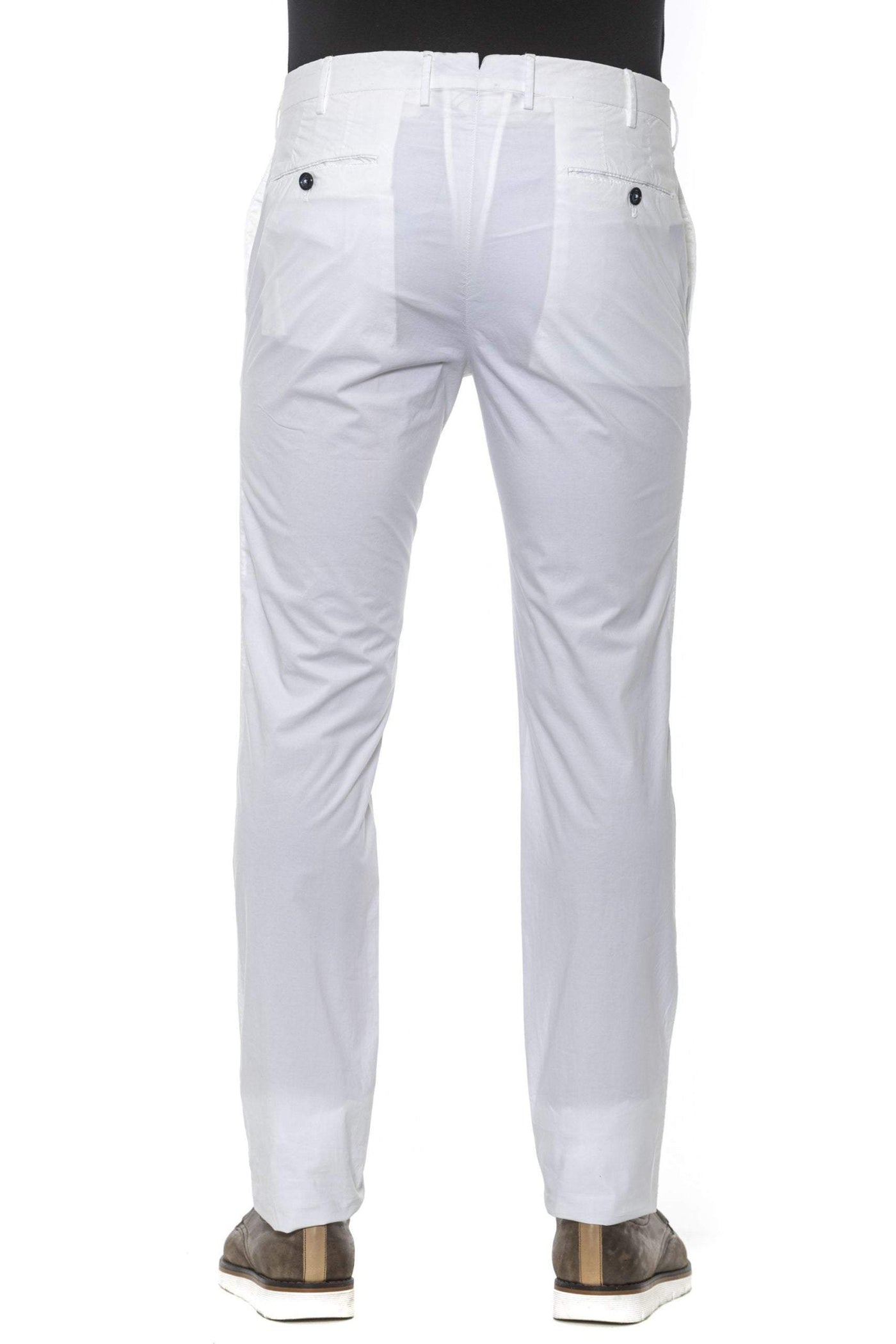 PT Torino White Cotton Jeans & Pant #men, feed-1, IT54 | XL, IT56 | XXL, Jeans & Pants - Men - Clothing, PT Torino, White at SEYMAYKA