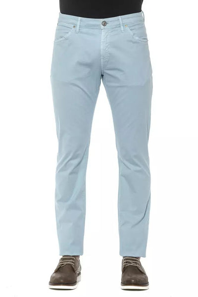 Pt Torino Light Blue Cotton Jeans & Pant