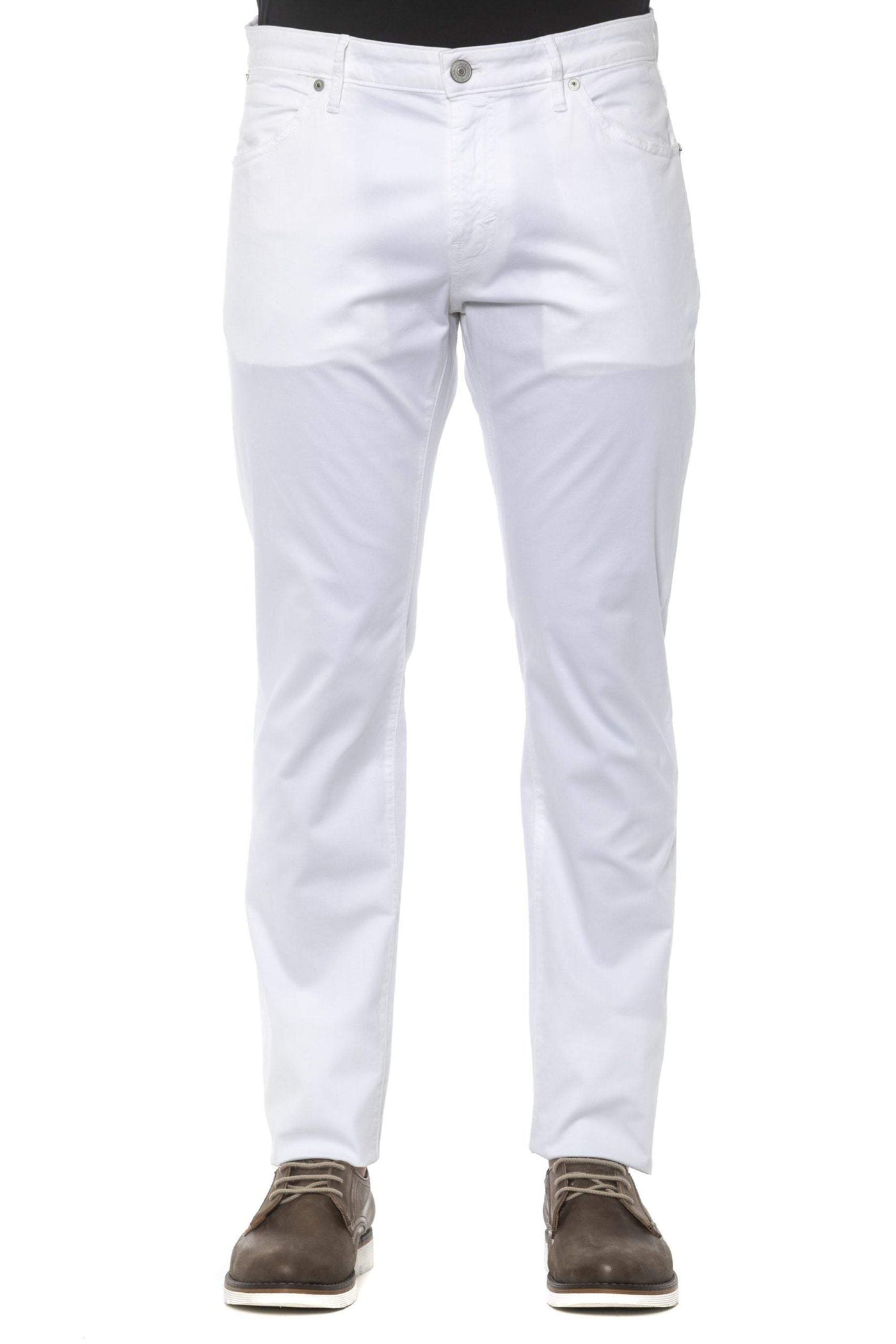 PT Torino White Cotton Jeans & Pant #men, feed-1, Jeans & Pants - Men - Clothing, PT Torino, W36, W38, White at SEYMAYKA