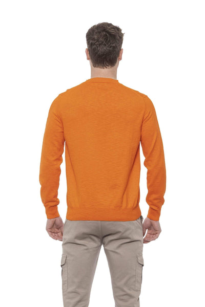 Conte of Florence crew neck  solid color  Sweater #men, Conte of Florence, feed-agegroup-adult, feed-color-Orange, feed-gender-male, L, M, Orange, Sweaters - Men - Clothing, XL, XXL at SEYMAYKA