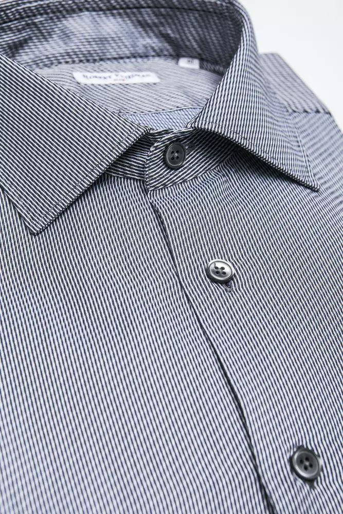 Robert Friedman Blue Cotton Shirt