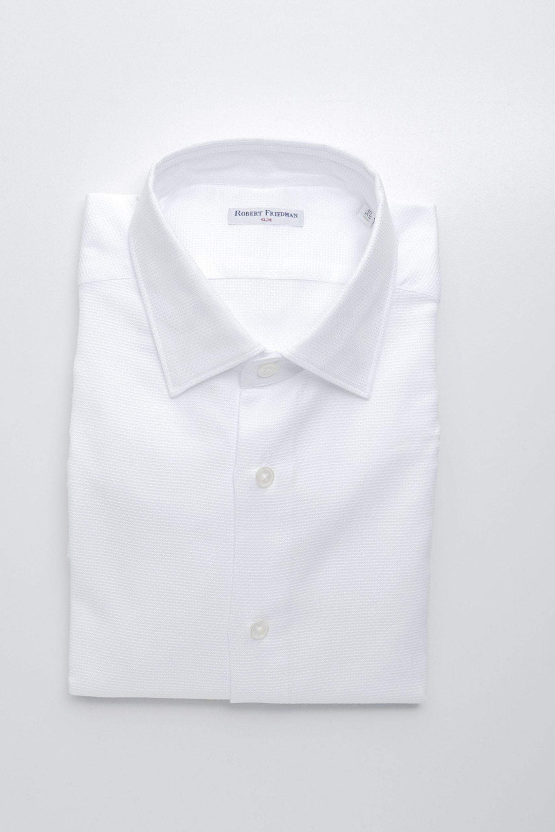Robert Friedman White Cotton Shirt #men, feed-1, IT40 | M, IT41 | L, IT42 | XL, IT43 | 2XL, Robert Friedman, Shirts - Men - Clothing, White at SEYMAYKA