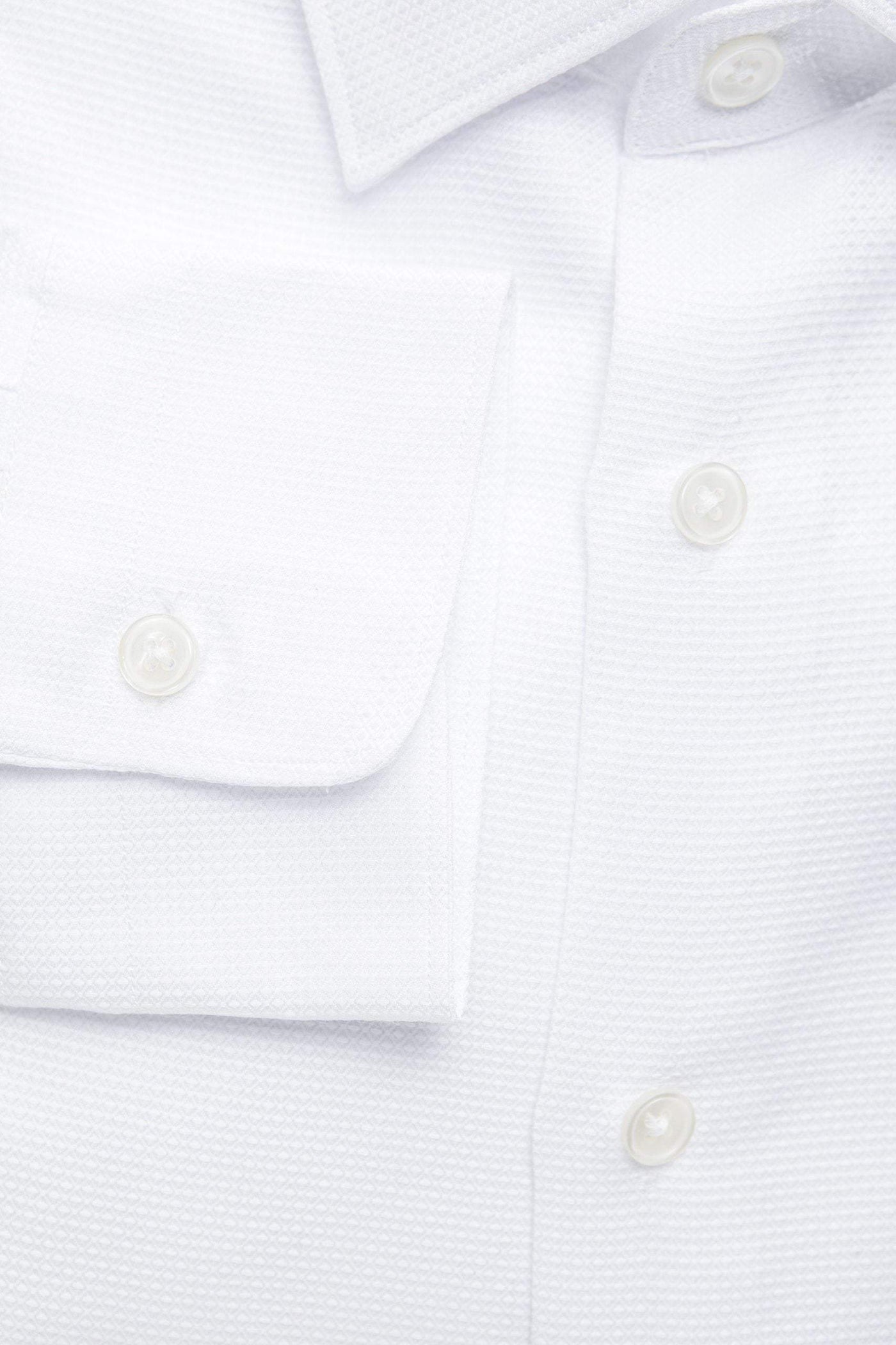 Robert Friedman White Cotton Shirt #men, feed-1, IT40 | M, IT41 | L, IT42 | XL, IT43 | 2XL, Robert Friedman, Shirts - Men - Clothing, White at SEYMAYKA