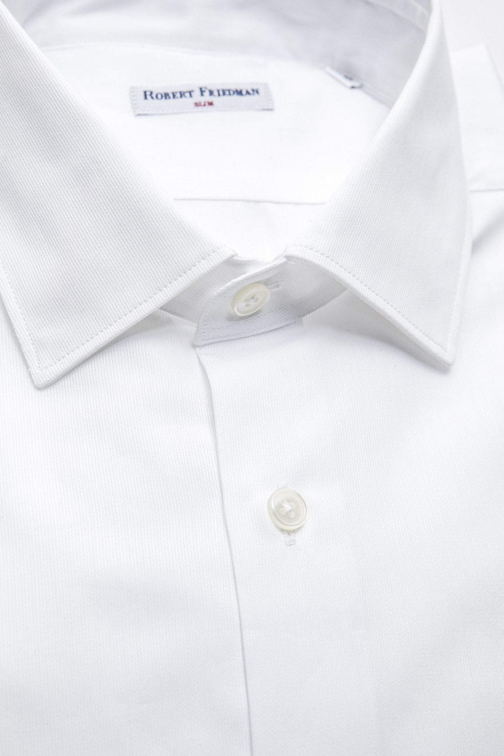 Robert Friedman White Cotton Shirt #men, feed-1, IT40 | M, IT41 | L, Robert Friedman, Shirts - Men - Clothing, White at SEYMAYKA