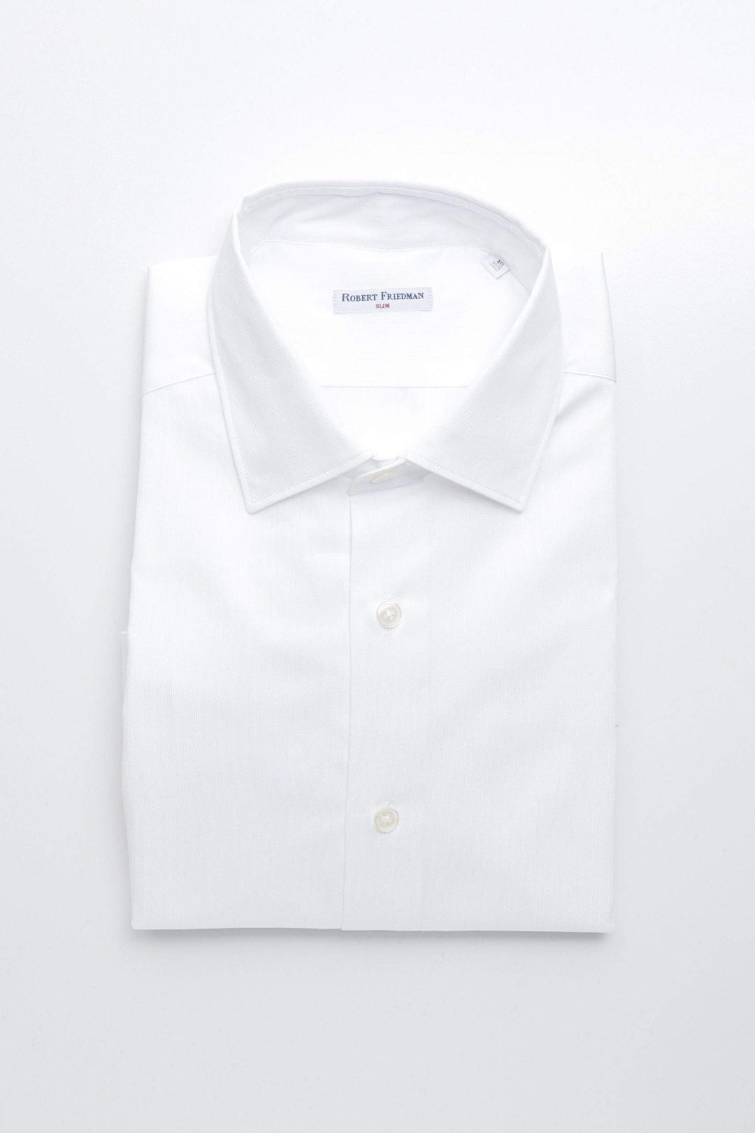 Robert Friedman White Cotton Shirt #men, feed-1, IT40 | M, IT41 | L, Robert Friedman, Shirts - Men - Clothing, White at SEYMAYKA