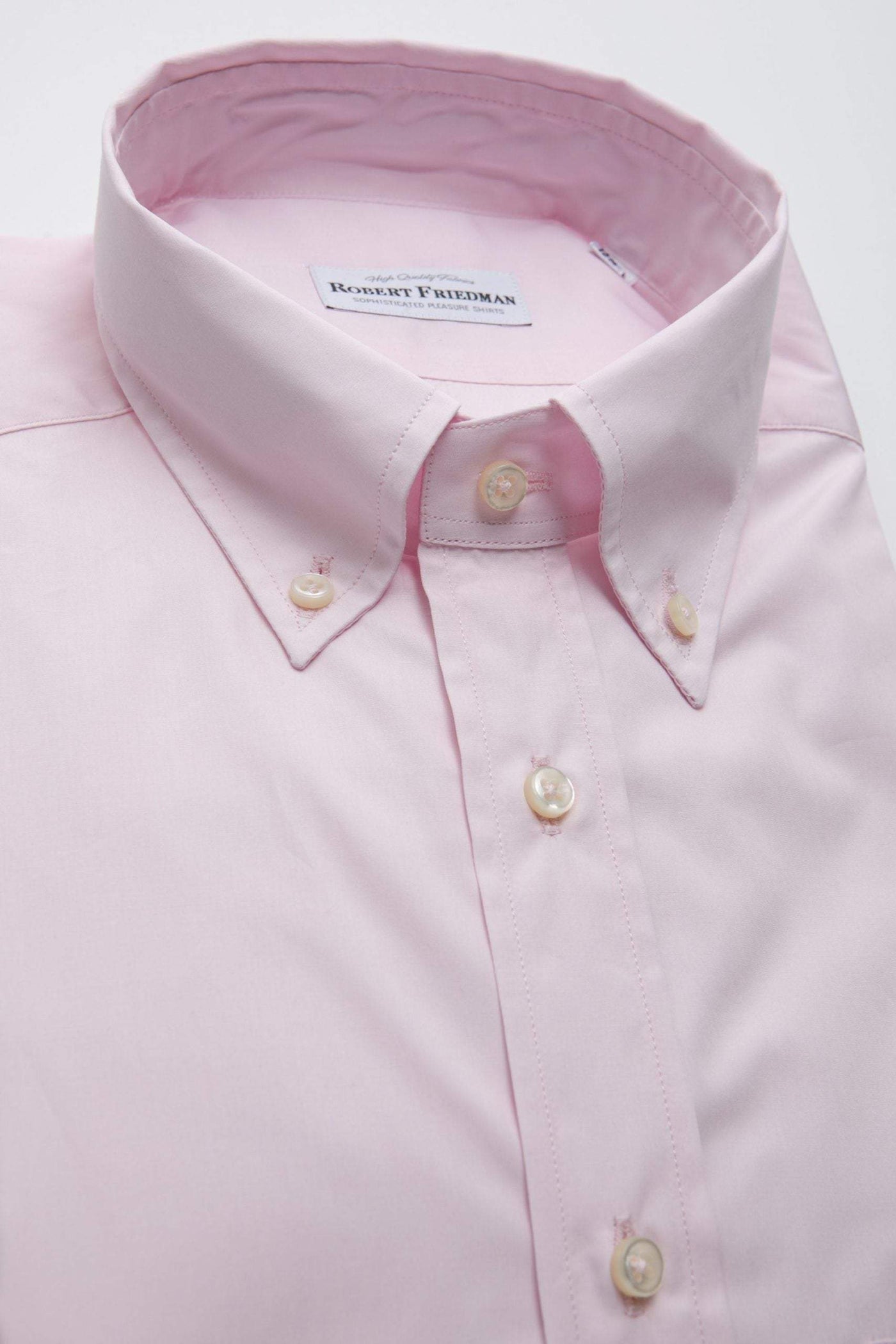 Robert Friedman Pink Cotton Shirt #men, feed-1, IT40 | M, IT41 | L, IT42 | XL, Pink, Robert Friedman, Shirts - Men - Clothing at SEYMAYKA
