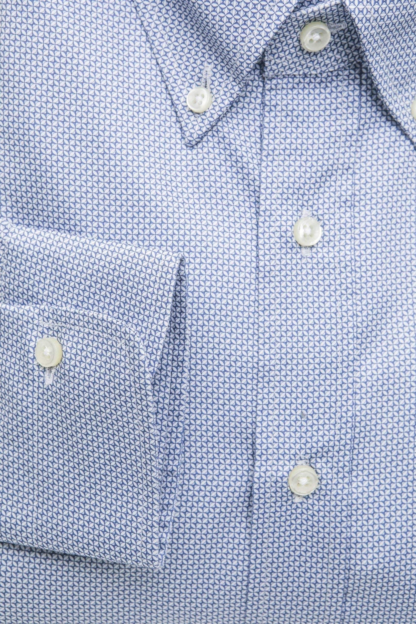 Robert Friedman Light-blue Cotton Shirt #men, feed-1, IT40 | M, IT41 | L, IT42 | XL, IT43 | 2XL, IT44 | 3XL, Light-blue, Robert Friedman, Shirts - Men - Clothing at SEYMAYKA
