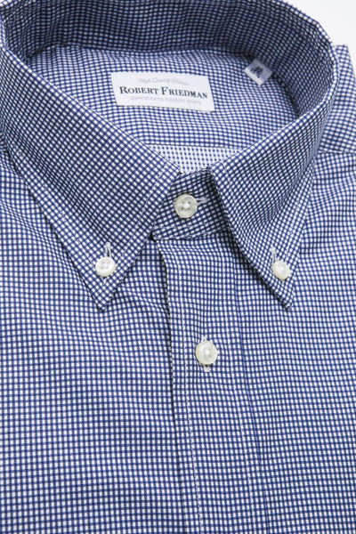 Robert Friedman Blue Cotton Shirt #men, Blue, feed-1, IT40 | M, IT41 | L, IT42 | XL, IT43 | 2XL, Robert Friedman, Shirts - Men - Clothing at SEYMAYKA