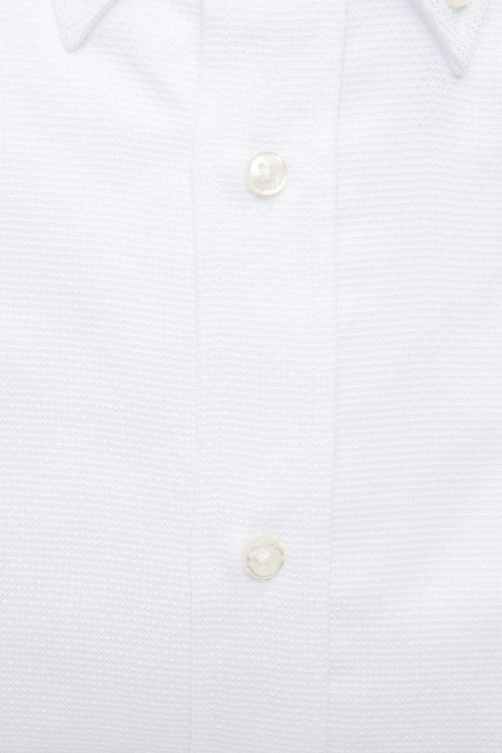 Robert Friedman White Cotton Shirt #men, feed-1, IT39 | S, IT40 | M, IT41 | L, IT42 | XL, IT43 | 2XL, IT44 | 3XL, Robert Friedman, Shirts - Men - Clothing, White at SEYMAYKA