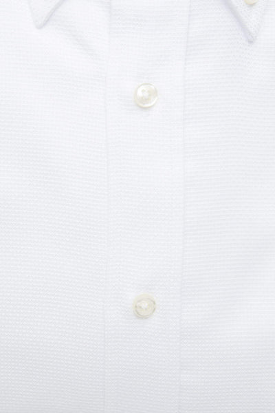 Robert Friedman White Cotton Shirt #men, feed-1, IT39 | S, IT40 | M, IT41 | L, IT42 | XL, IT43 | 2XL, IT44 | 3XL, Robert Friedman, Shirts - Men - Clothing, White at SEYMAYKA