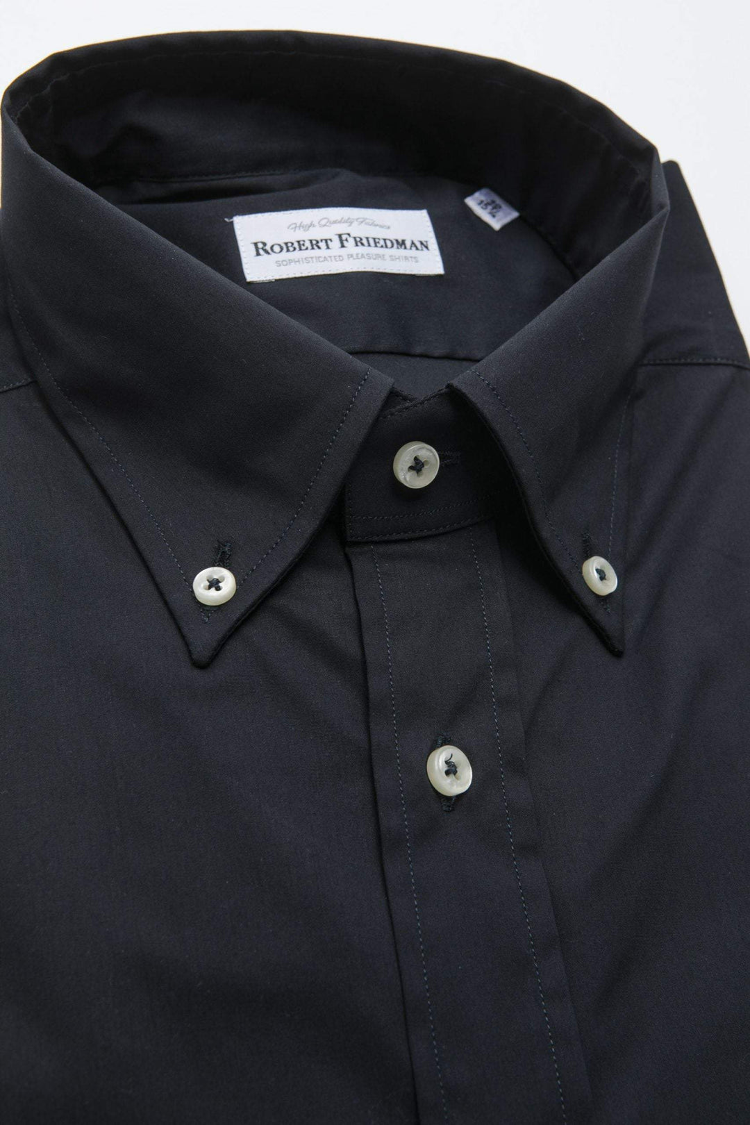 Robert Friedman Black Cotton Shirt #men, Black, feed-1, IT39 | S, IT40 | M, IT41 | L, IT42 | XL, IT43 | 2XL, IT44 | 3XL, Robert Friedman, Shirts - Men - Clothing at SEYMAYKA