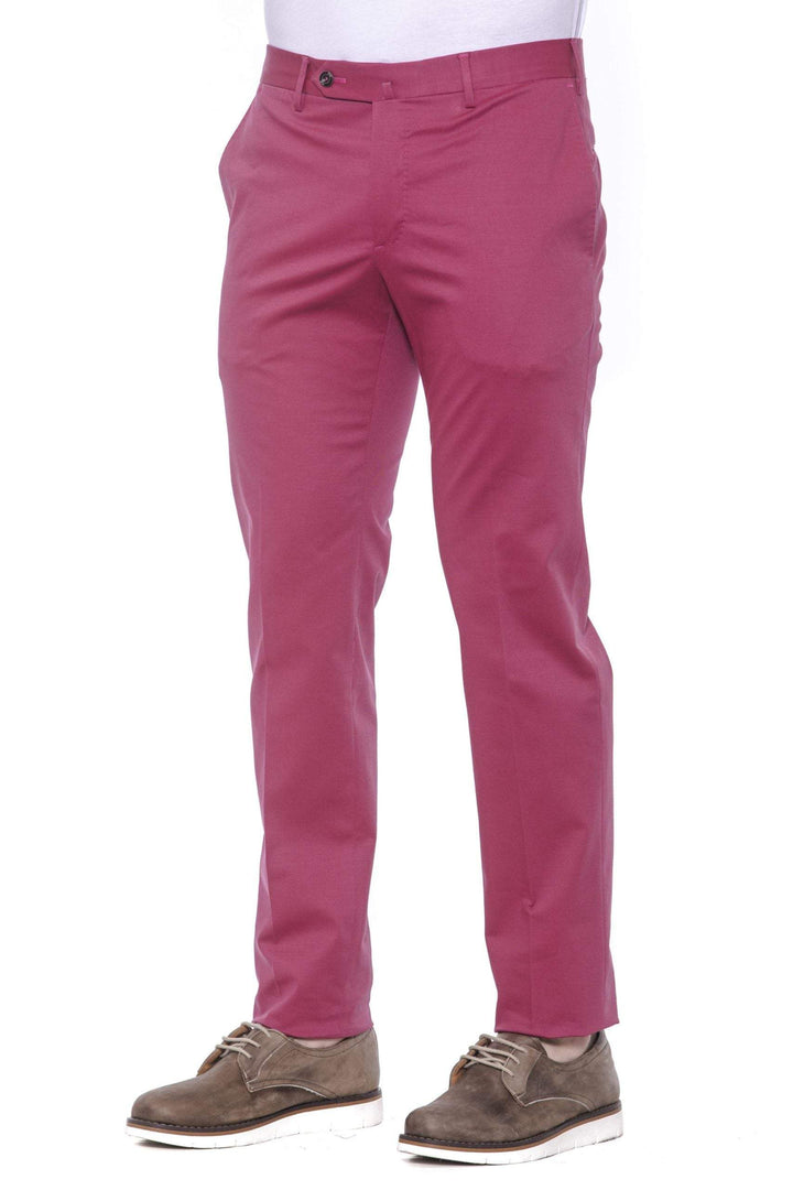 PT Torino Fuchsia Cotton Jeans & Pant #men, feed-1, Fuchsia, IT46 | S, IT48 | M, IT50 | L, IT52 | L, IT54 | XL, Jeans & Pants - Men - Clothing, PT Torino at SEYMAYKA